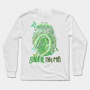 green thumb Long Sleeve T-Shirt